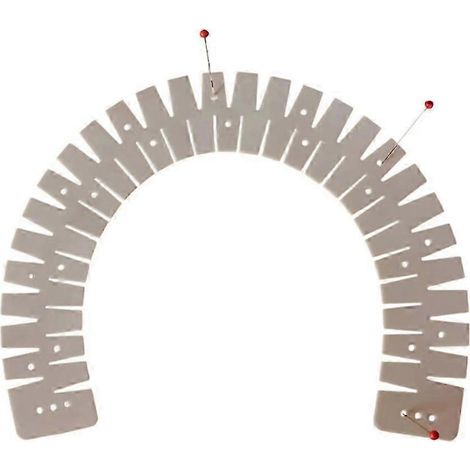 Outil ourleur professionnel en silicone - Presse à chaud de 3 cm de large pour ourlets courbes - Accessoire de couture gris (1/5)