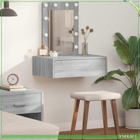 ABI Table de Toilette Gris 60 x 40 x 70 cm Bois d'ingénierie 7291712302978 (1/5)