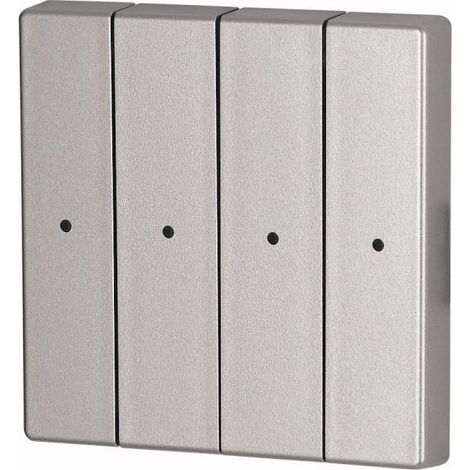Bouton à bascule quadruple +raccord de manomètre couleur argent EATON CWIZ-04/03-LED