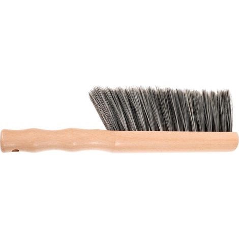 Brosse de Nettoyage Éliminer Les Résidus et Poussières pour Cheminée et Manche en Bois, Accessoire de Cheminée Confortable Foyer (1/5)