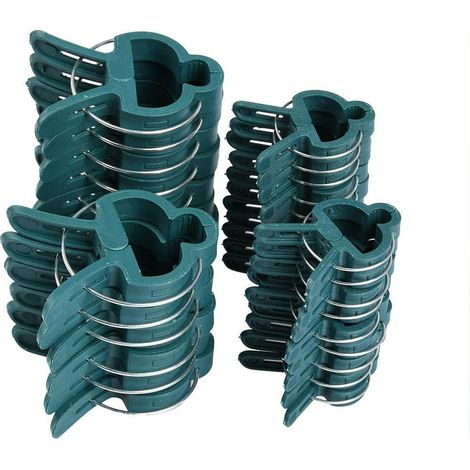 100Pcs Clips pour Plantes Clip Tuteur Pince Attache Tomate Pinces Plantes Grimpantes Pince à Planter, Clips pour Attacher les Plantes(50 Grands Plant Clips + 50 Petits Plant Clips)