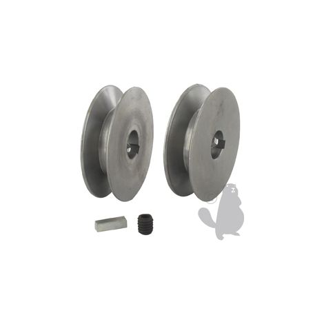 Keilriemenscheibe clavetée Durchmesser ext. 63,50 mm Durchmesser int. 15,88 mm PC01