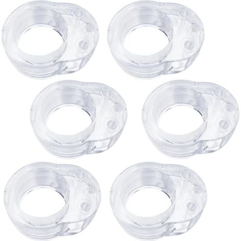 Butées de porte, Lot de 6 Arrêts de Porte Caoutchouc Transparentes Arret de Porte Silicone,Stop-Portes Poignée de Porte Butée Porte Bumper Mur Protecteur Bloque Porte Anti-Poignée de Porte (1/4)