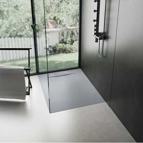 Duschwanne Bazalt Grey 90x90
