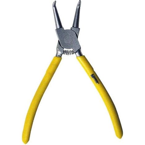 PINZA ANELLI INTERNI PIEGATA 125MM.- apertura 10/20mm - MAURER PLUS - -