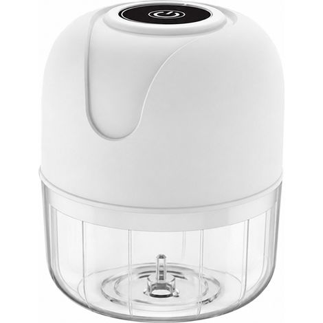 Hachoir à ail électrique sans fil, 250 ml, mini hachoir pour gingembre et oignons, multifonctionnel et détachable (1/5)