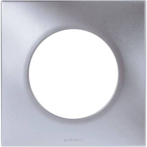 EUROHM SQUARE PLAQUE SIMPLE SILVER - 60490