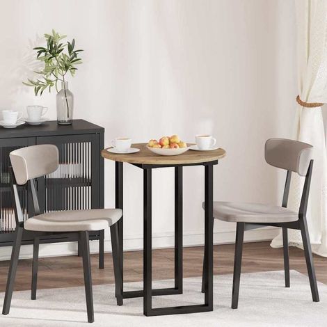 Plateau de table Ø 60 x 1,5 cm Rond Bois d'ingénierie (1/5)