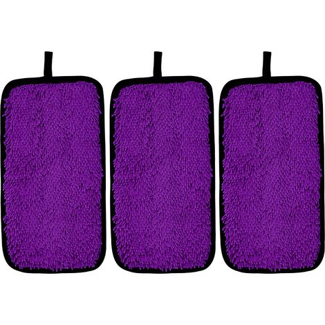 Lingette de rechange compatible avec balai Swiffer WetJet en chenille absorbante, accessoire réutilisable pour balai humide et sec (1/5)