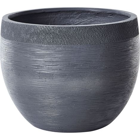 Plant Pot ZAKROS 50 cm Grey (1/5)
