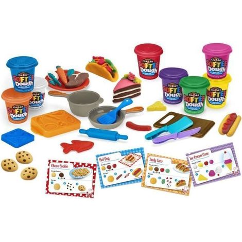 LEXIBOOK - Kit di pasta da modellare morbida e malleabile super chef (1/4)