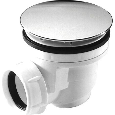 Sifón nicoll cromado ABS 50 mm sello de agua