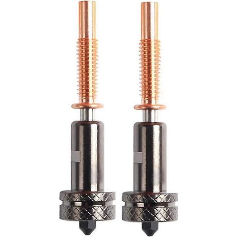 Für Voron High Flow Hotend Kit, abnehmbare Düse aus gehärtetem Stahl (0,4 mm), E3D Revo, einteilige Schnellverschlusskonstruktion, 2 Stück (1/5)