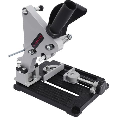 Soporte para amoladora angular, diseño ajustable, fácil de usar, gris y negro. (1/2)