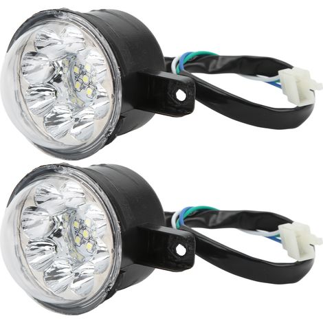 12V 14-LED-Scheinwerfer, 3-adriger Scheinwerfer für 50ccm, 70ccm, 90ccm, 110ccm und 125ccm Quads, Lampe mit Montagehalterung (1/5)