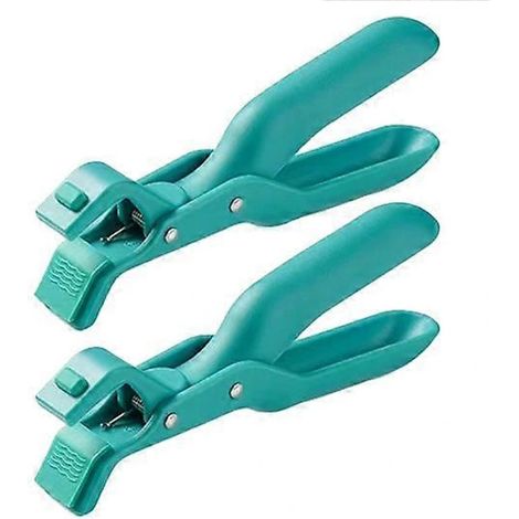 Silikon-Sicherheitszangen, ideal für heiße Speisen, ergonomischer Multifunktionsgriff, Deckel- und Topfhalter, Tellerclip – grün