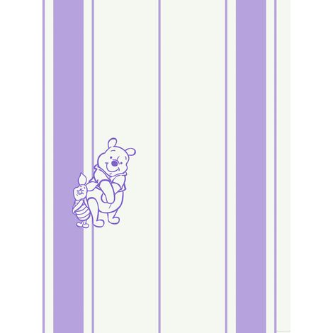 Papier peint panoramique enfant Winnie l’Ourson Doux (1/4)