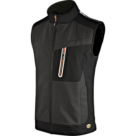 Giacca senza maniche DIADORA Softshell - Carbon tech - Taglia L - Grigio - 702.175343 75135 (1/4)