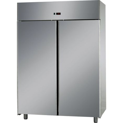 Congélateur 1200 litres en inox, -18°/-22°C DOMSYSTEM 1520x700x2030 mm - VIRTUS