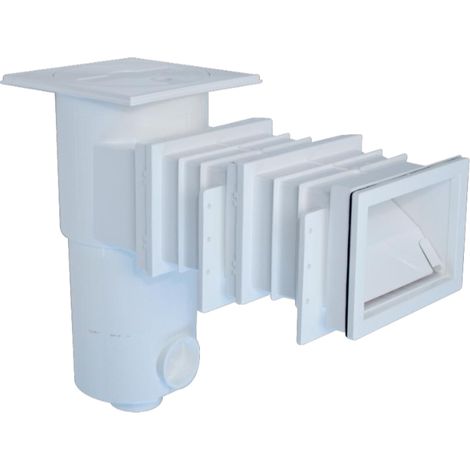 Skimmer a murare per piscine interrate, con bocca standard da 187x126 mm (1/3)
