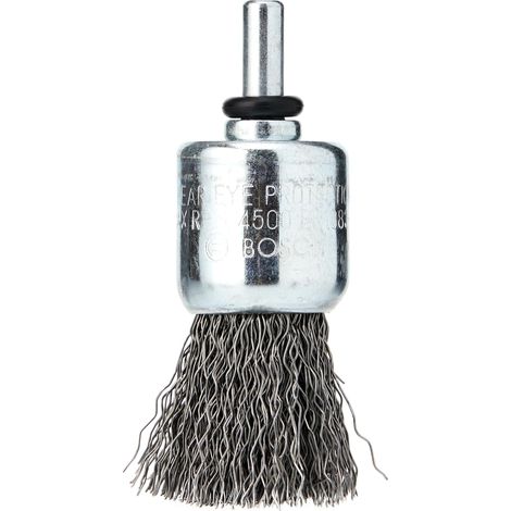 Accessories 2609256538 Brosse pinceau pour Perceuse Fils ondulés 6 x 25 mm (1/4)