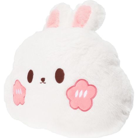 Coussin Voiture en Peluche Lapin, Oreiller Lombaire Adapté à Toutes Saisons, Accessoire Mignon pour Décoration Intérieure et Confort de Conduite (1/5)