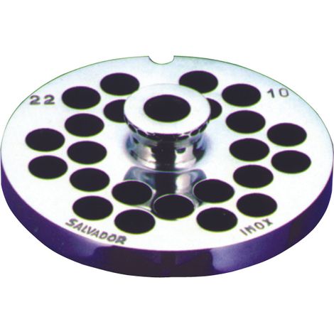 TRAFILA PER TRITACARNE Inox n°22 ( EE  14 - 10 fori)