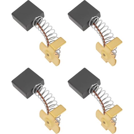 Replacement Carbon Brushes for Demolition Motor 17 x 17 x 7 mm Compatible with MATRIX EDH 1600-15 Profi (1/5)