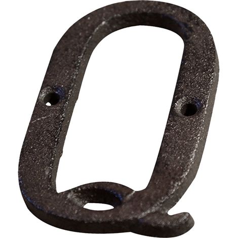 Lettre Maison - Chiffre Adresse Extérieur - Fonte Métal Noir - 3 Pouces - Pour Boîte Aux Lettres Jardin Façade Commerce - Lot de 1 (1/5)
