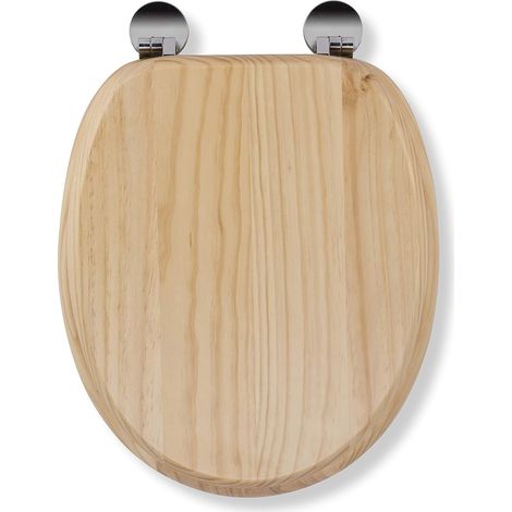 Croydex Moulded Wood Anti Bacterial Toilet Seat with Flexi-Fix Anti-Slip - Davos (1/5)