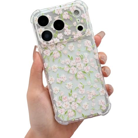 Coque pour iPhone 18 Pro,Motif Floral,Rose Lily (1/5)