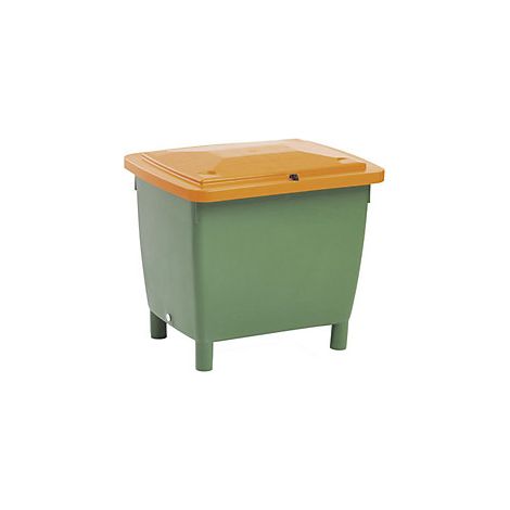 Recipiente rectangular  para almacenamiento  con tapa de