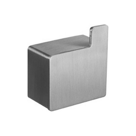 Appendino bagno gancio a destra in acciaio inox satinato  NUEVO-S kamalu