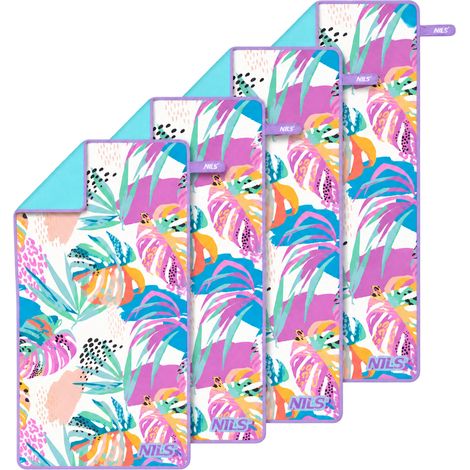 Asciugamano in microfibra 160x80 cm, ad asciugatura rapida, leggero, confezione da 4 (1/5)