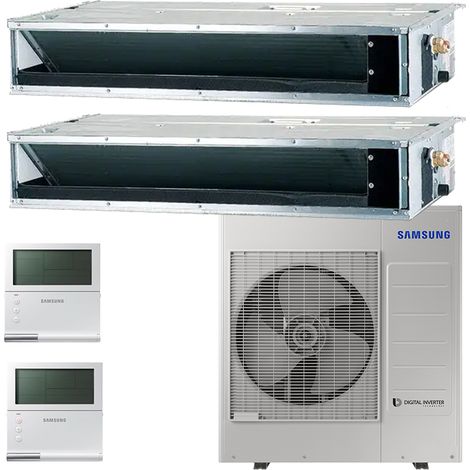 Condizionatore Samsung Canalizzabile Dual Split 18000+18000 BTU AJ100TXJ5KG (1/2)