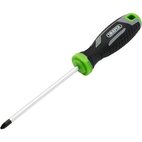 Draper PZ2X125MM Pozidriv Screwdriver with Soft Grip Handle – Precision Hand Tool for Electrical and Mechanical Work