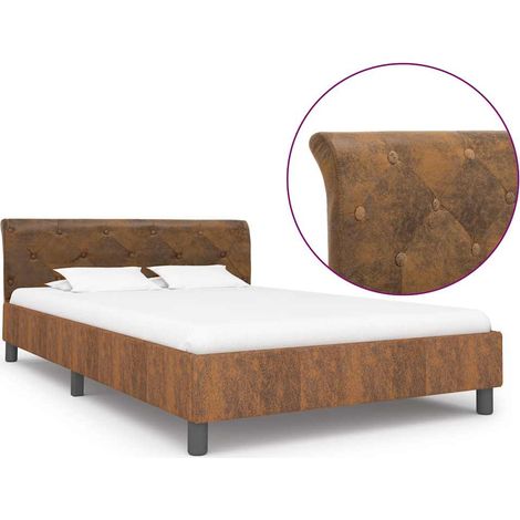 Maison Exclusive - Estructura de cama de piel de ante artificial (1/5)