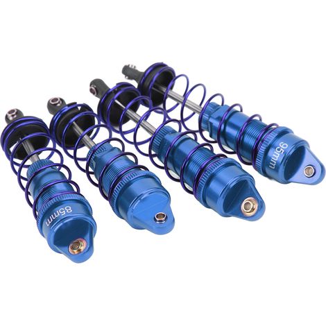 Amortisseur RC Avant/Arrière en Alliage Aluminium Amélioré pour Modèles HSP Traxxas 1/10 - Bleu Foncé (1/5)