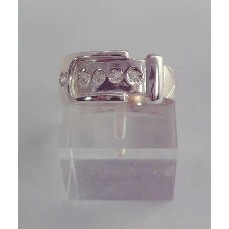 Handgefertigter Gürtelring aus Sterlingsilber