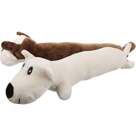 Jouet en peluche simulant le broyage des dents d'un teckel pour chiens (2 pièces) (1/5)