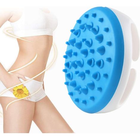 Brosse De Massage Anti-cellulite - En Silicone Souple - Pour Corps Et Cheveux - Usage Douche Ou Séché - 1 Pièce (1/5)