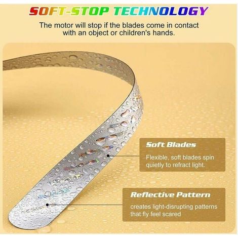 Ventilateur Anti-Mouche répulsifs Anti-moustiques sans Utiliser Produits Chimiques pour éloigner les mouches et les insectes la lot de 2 (1/3)
