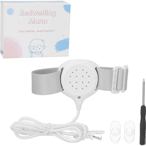 Alarme d'énurésie intelligente à haute fréquence, vibration sensible, détecteur d'humidité pour enfants et adultes, réveil nocturne efficace (1/5)