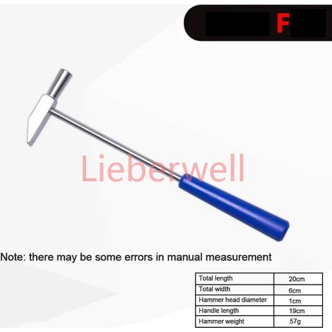 7 Colors Mini Multifunctional Dual-Use Watch Repair Hammer with Soft and Hard Metal Tips, Lightweight Plastic Handle, Available (1/5)