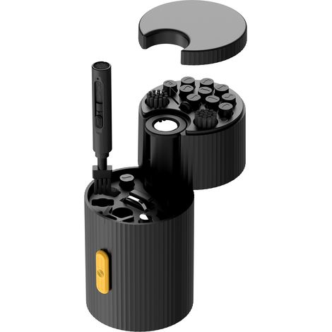 Kit de limpieza multifuncional 33 en 1 para dispositivos electrónicos: teclado, auriculares, teléfono, tableta, ordenador, monitor, objetivo de cámara de TV, cepillo retráctil grande, negro