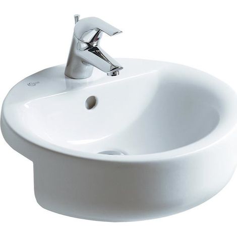 Lavabo semincasso CONNECT SPHERE 450 mm bianco IDEAL STANDARD