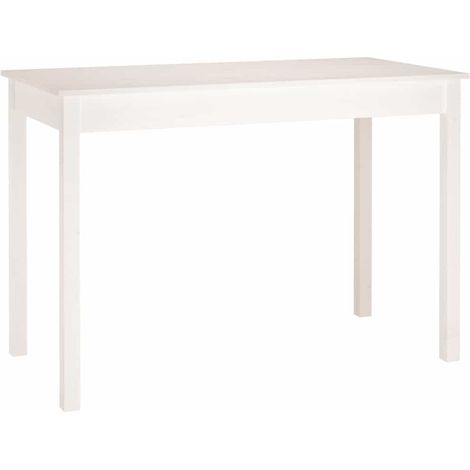 Maison Exclusive - Mesa de comedor madera maciza de pino blanca 1 (1/5)
