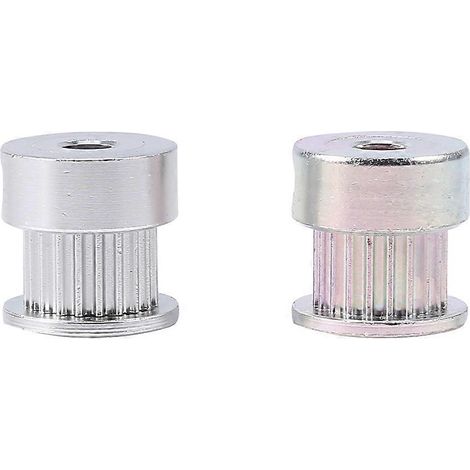 2 Stück Zahnriemenscheiben aus Aluminiumlegierung, 5 mm Innendurchmesser, 20 Zähne für 3D-Drucker