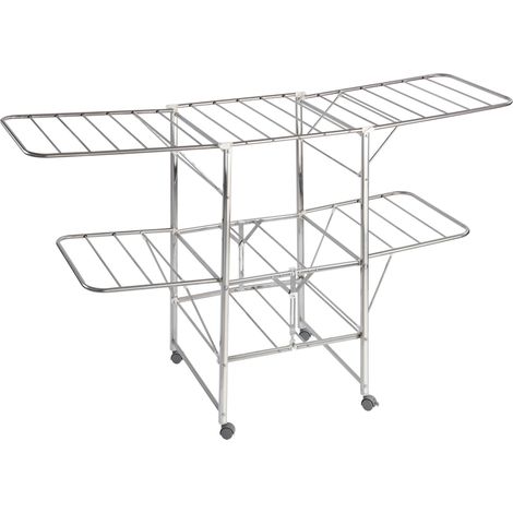 Wäschetrockner MOBILE, klappbar, Edelstahl, WENKO - WENKO