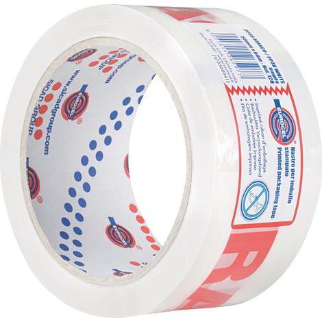 Eurocel NASTRO DA IMBALLO FRAGILE PP36 mm. 50x66 mt. col. Bianco 24.00 rotoli